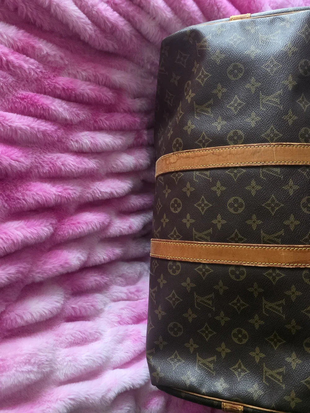 Louis Vuitton Brown Monogram Keepall Duffel Bag - Brown
